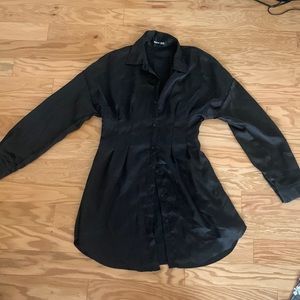 Black Button Up Dress